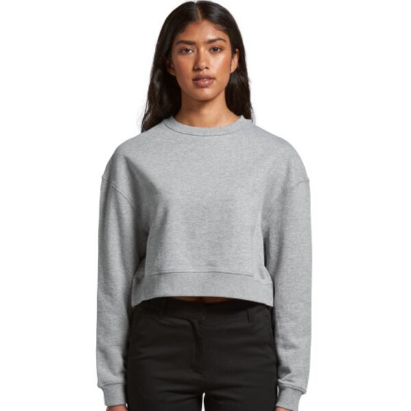 AS COLOUR Womens Crop Crew Sweater Thumbnail